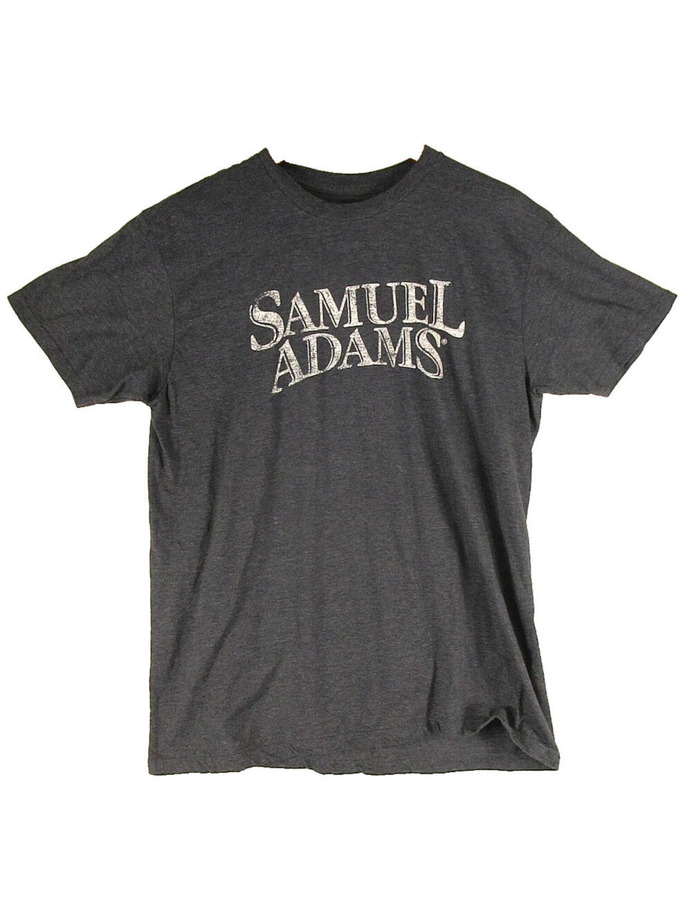 Samuel Adams Mens For the Love of Beer Graphic T-Shirt Short Sleeve Size L Gray